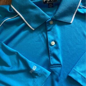 PING Men's Blue Polo Shirt